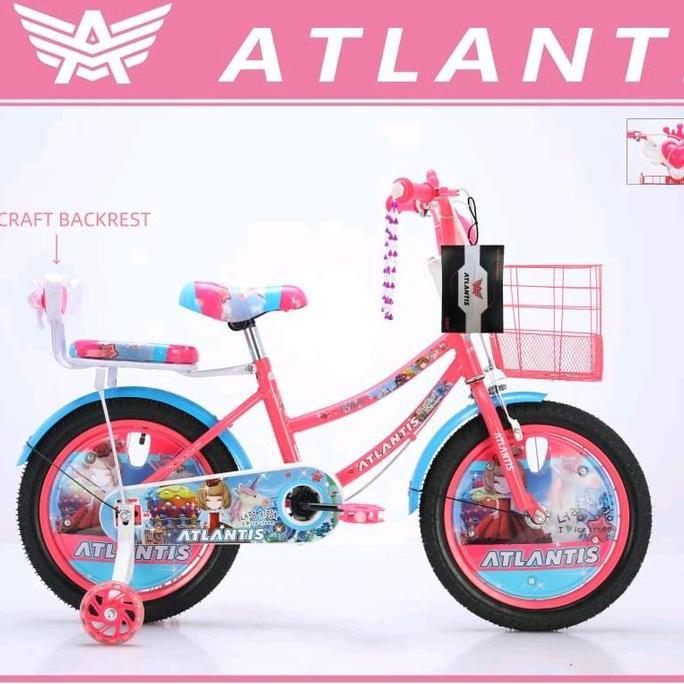 Sepeda anak cewe perempuan 12 / 16inch Atlantis PONY WM Outdoor