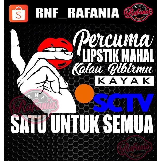 STIKER KATA KATA KACA PINTU MOBIL TRUK PICK UP GRANMAX L300 PERCUMA