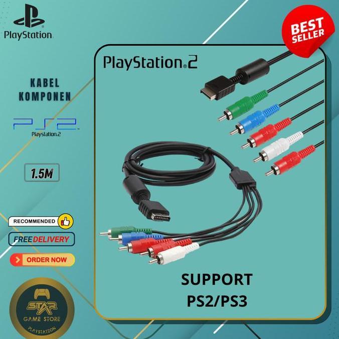 Kabel Component Komponen Av Ps2 Ps3 Di Tv Led Accessories Game