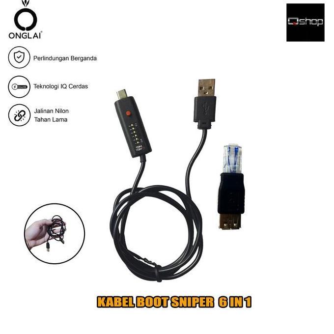 KABEL BOOT SNIPER 6 IN 1