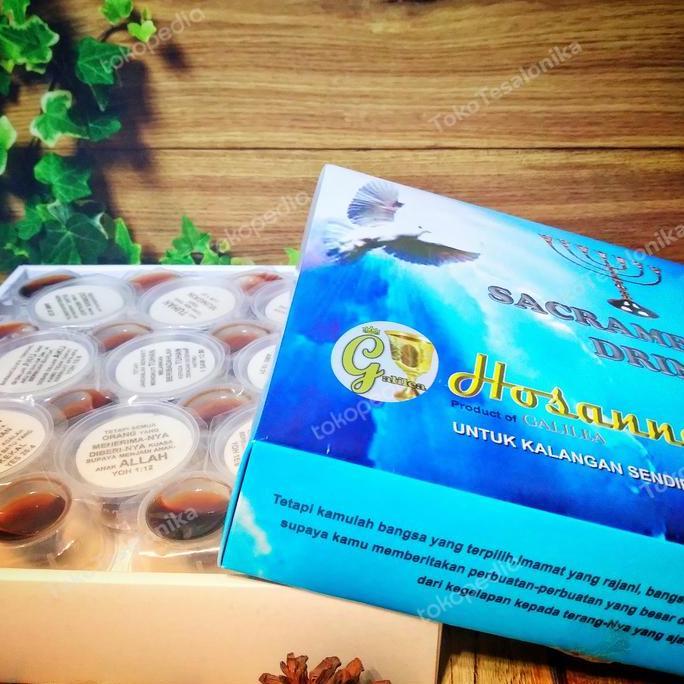 Hosti Ayat + Anggur Perjamuan Kudus ( Hosti Besar )