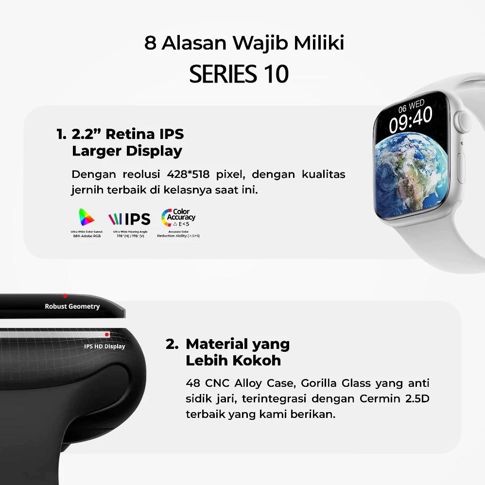 HOT PRODUCT 100%Original Smartwatch Serie S10 mini 38mm Smart Watch 10 Jam Pintar Olahraga Bluetooth