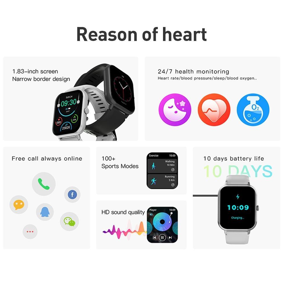 TERMURAH Skmei B56 Smartwatch IP67 Waterproof /Jam Tangan Smartwatch Couple Sport Anti Air /Mendukun