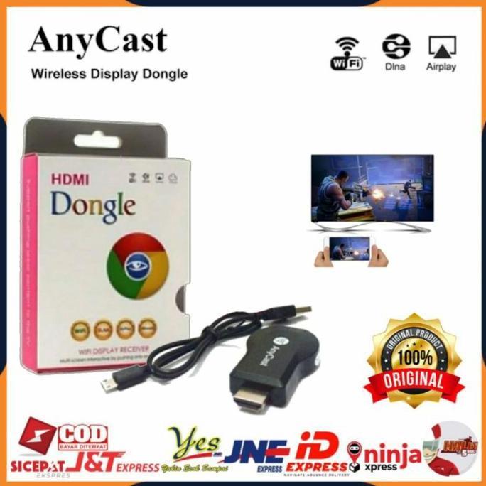 [COD] ANYCAST DONGLE WIRELESS / ALAT PENGHUBUNG HP KE TV LED / MIRACAST DONGEL ANYCASH WIFI RECEIVER