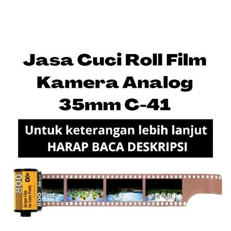 OUTLETMERDEKA8 - JASA CUCI ROLL FILM KAMERA ANALOG 35MM C-41