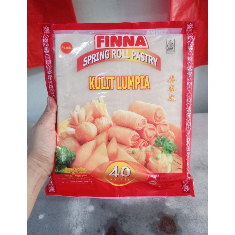 Spring Roll Finna / Kulit Lumpia Ukuran Besar 215 mm X 215 mm isi 40 lembar Termurah
