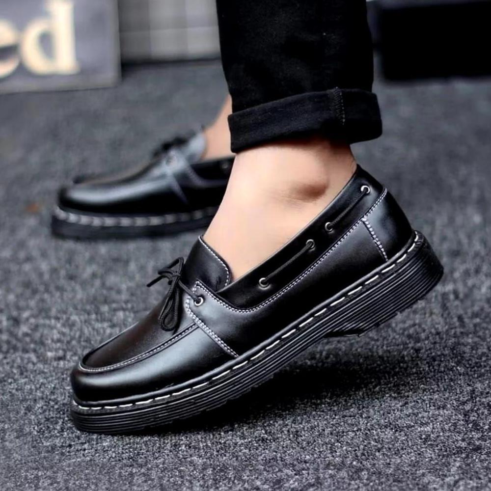 PROMO sepatu docmart pria  sepatu loafer pria/sepatu slip-on