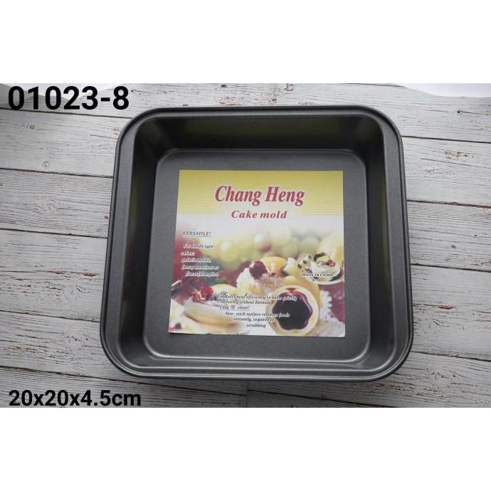 01023-8 Loyang teflon kotak persegi loyang teflon roti sobek