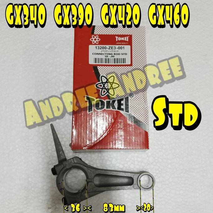 siap kirim] Conrod Stang Piston Connecting Rod Honda GX340 GX390 GX420 GX460 GX-340 GX-390 GX-420 GX