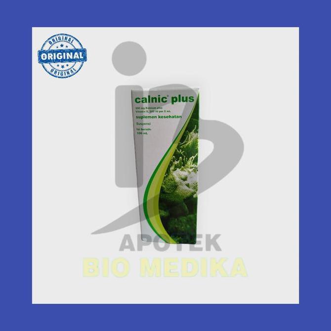 calnic plus sirup kalsium anak