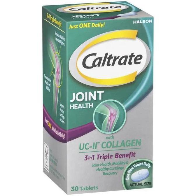 Caltrate Joint Health with UC-II Collagen 30 s - Suplemen Tulang Kesehatan Sendi Otot 3 in 1