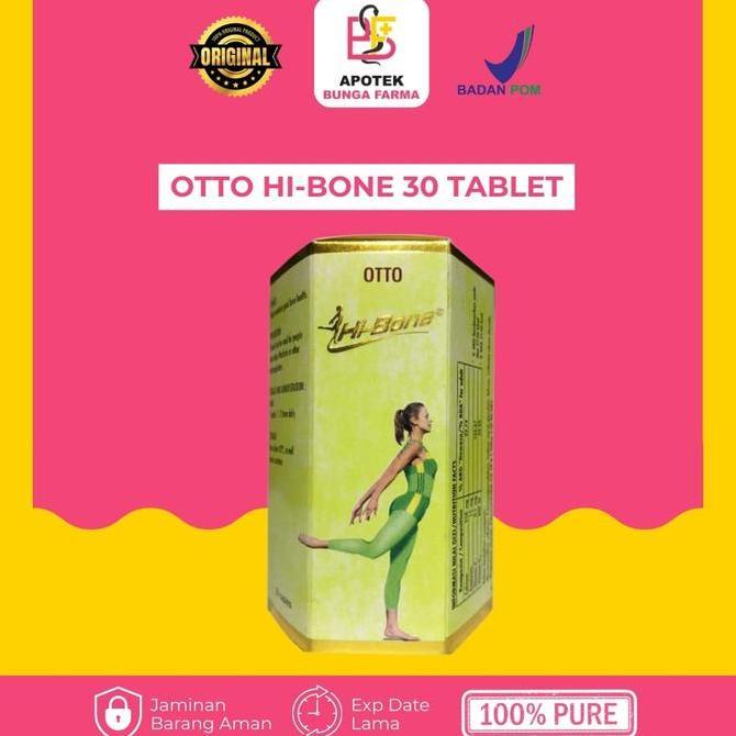 Otto Hi-Bone 30 - Suplemen Tulang - Kalsium K2 - Hi-Bone 300/600
