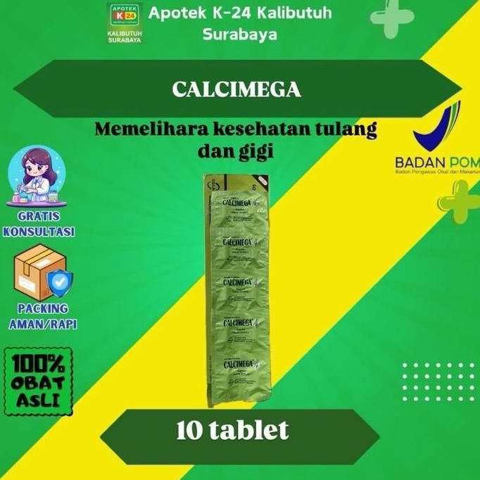 Calcimega 10 - Suplemen Kesehatan Tulang dan Gigi