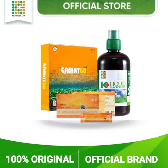 ( ASAM LAMBUNG) Klorofil K Link.K Liquid Chlorophyll 500 ml.Suplemen Kesehatan Klorofil K Link.Spiru
