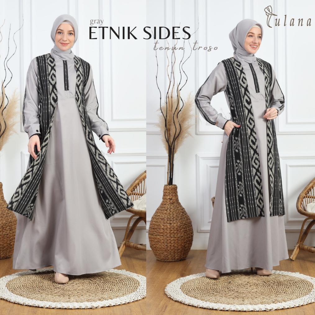 uj-53 ETNIK SIDES--GAMIS LULANA ETNIK TENUN TROSO Original