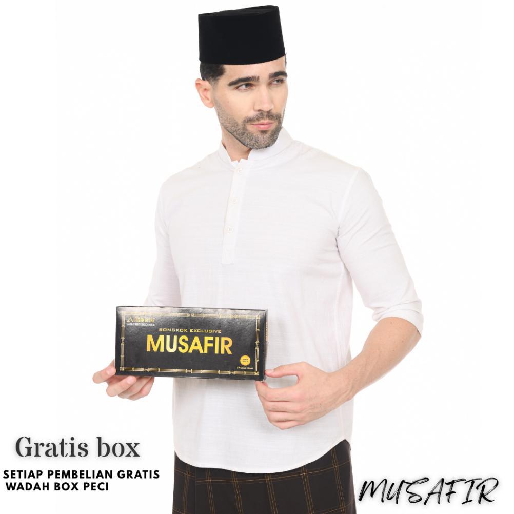 fx-4 MUSAFIR Peci Songkok Hitam Royale Original Lembut Berbulu Tinggi 9 Pria Anak Dewasa Original