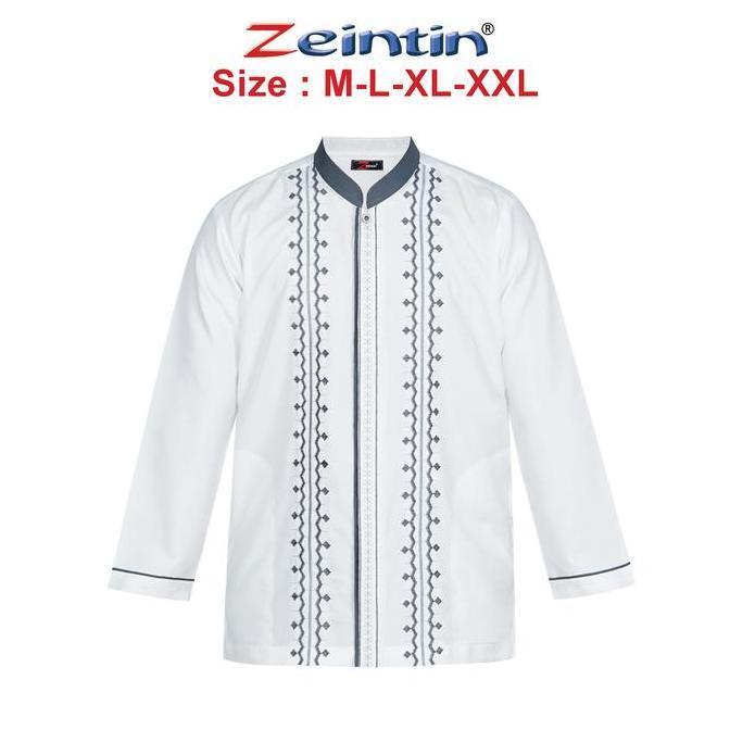 Zeintin - Baju Koko Dewasa Lengan Panjang Terbaru Bahan Katun Microtex AT Muslim Pria   Kurta Atasan