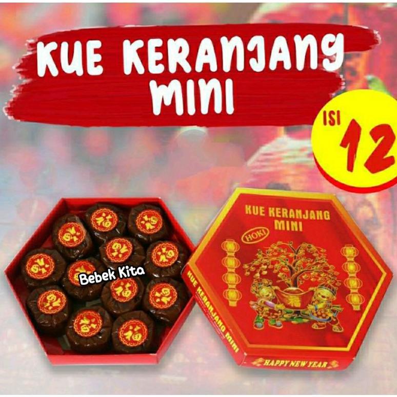 Kue Keranjang Mini /Dodol Imlek /Kue isi 12 Termurah