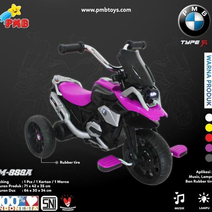 MAINAN ANAK SEPEDA MOTOR GOWES NON AKI