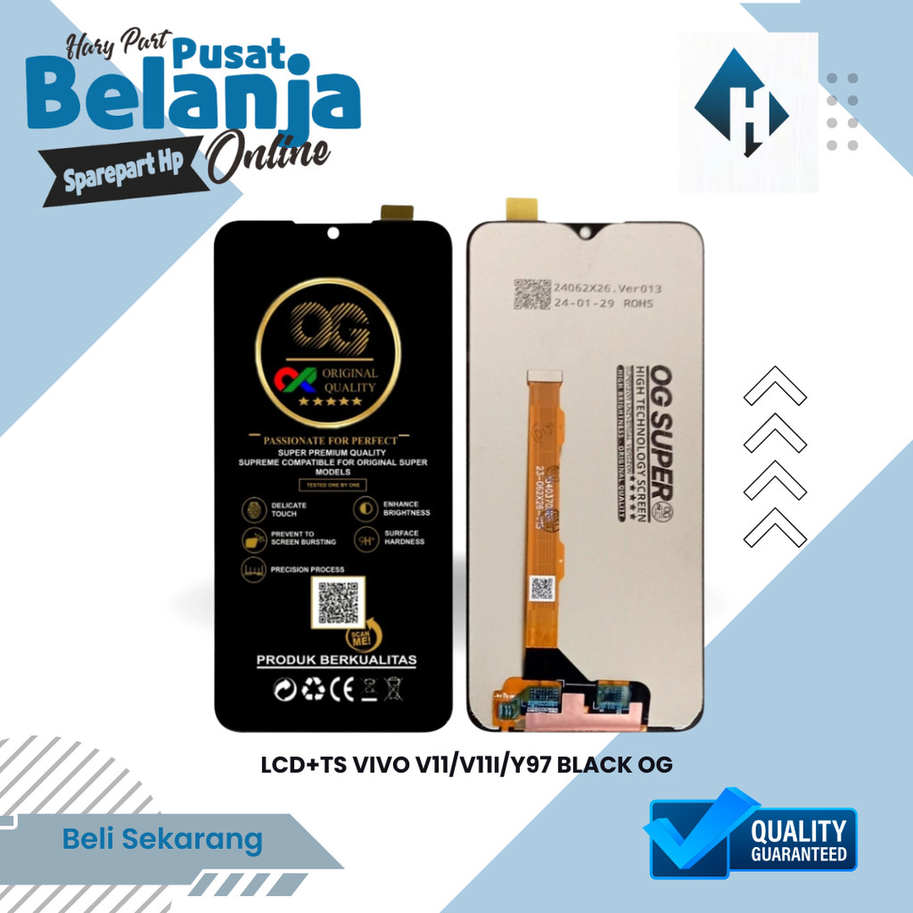 LCD Vivo V11 / Vivo 1806 Fullset Original Bergaransi