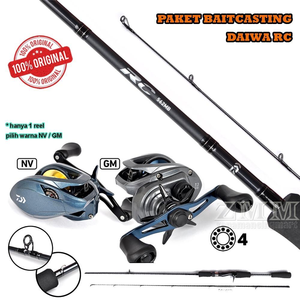 Paket Mancing Bc Daiwa Rc 1 Set | Casting | Freshwater | Saltwater | Alat Pancing Original Garansi R