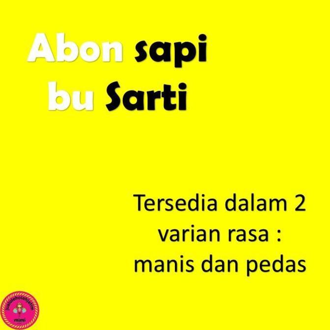 ABON SAPI BU SARTI SURABAYA 100 gram