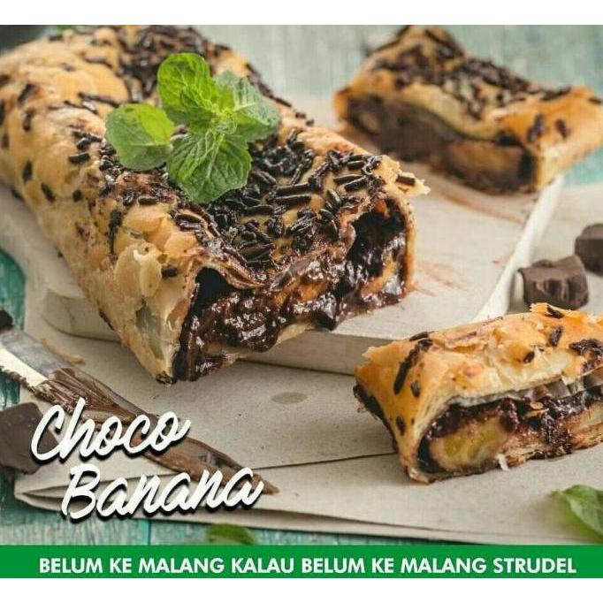 MALANG STRUDEL Choco Banana atau Pisang Coklat Oleh Oleh Khas Malang