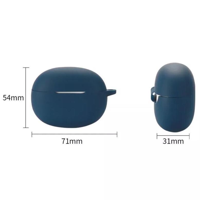 NEW Soft Case Silikon TWS Realme Buds T100 + carabiner