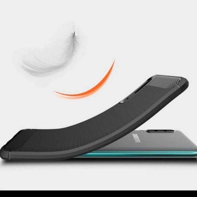 Ready Samsung M12 silicon softcase jelly karbon case