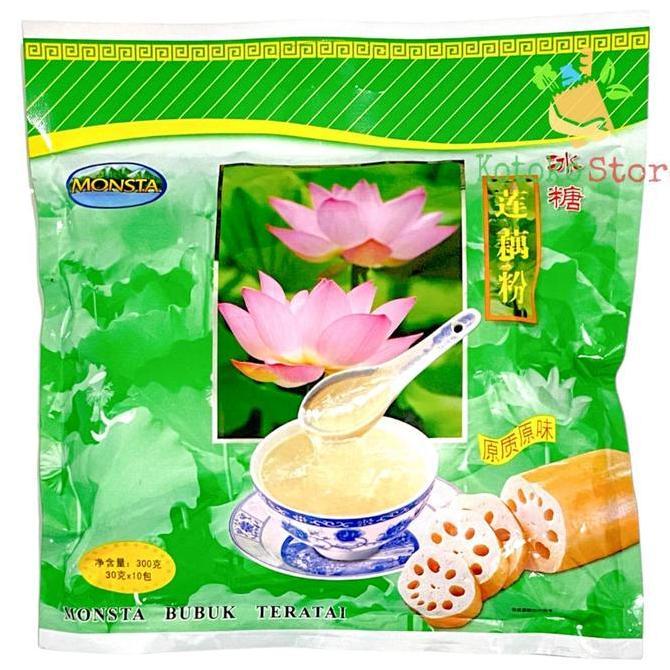Monsta Bubuk Akar Teratai / Monsta Minuman Bubuk Teratai 300gr