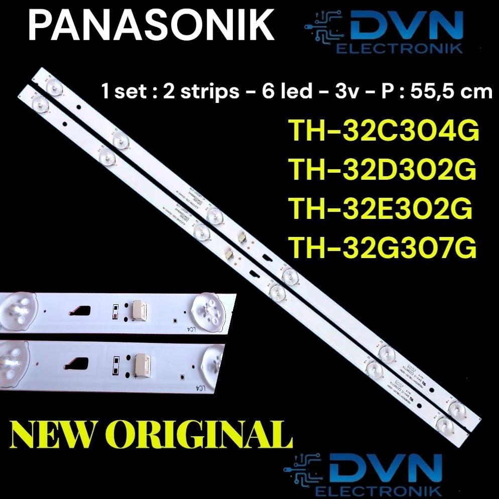 Sale Backlight Panasonic TH32D302G TH32C304G TH-32E302G Lampu Led Tv Panasonic 6 Kancing 3Volt