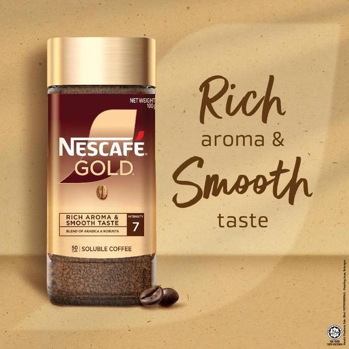 Nescafe Gold Decaf / Nescafe Gold Smooth & Rich / Kopi Nescafe Jar 100gr