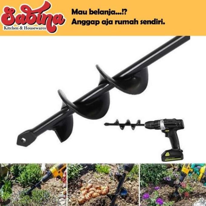 RETEKNO Mata Bor Penggali Tanah Garden Drill Steel Titanium MPT