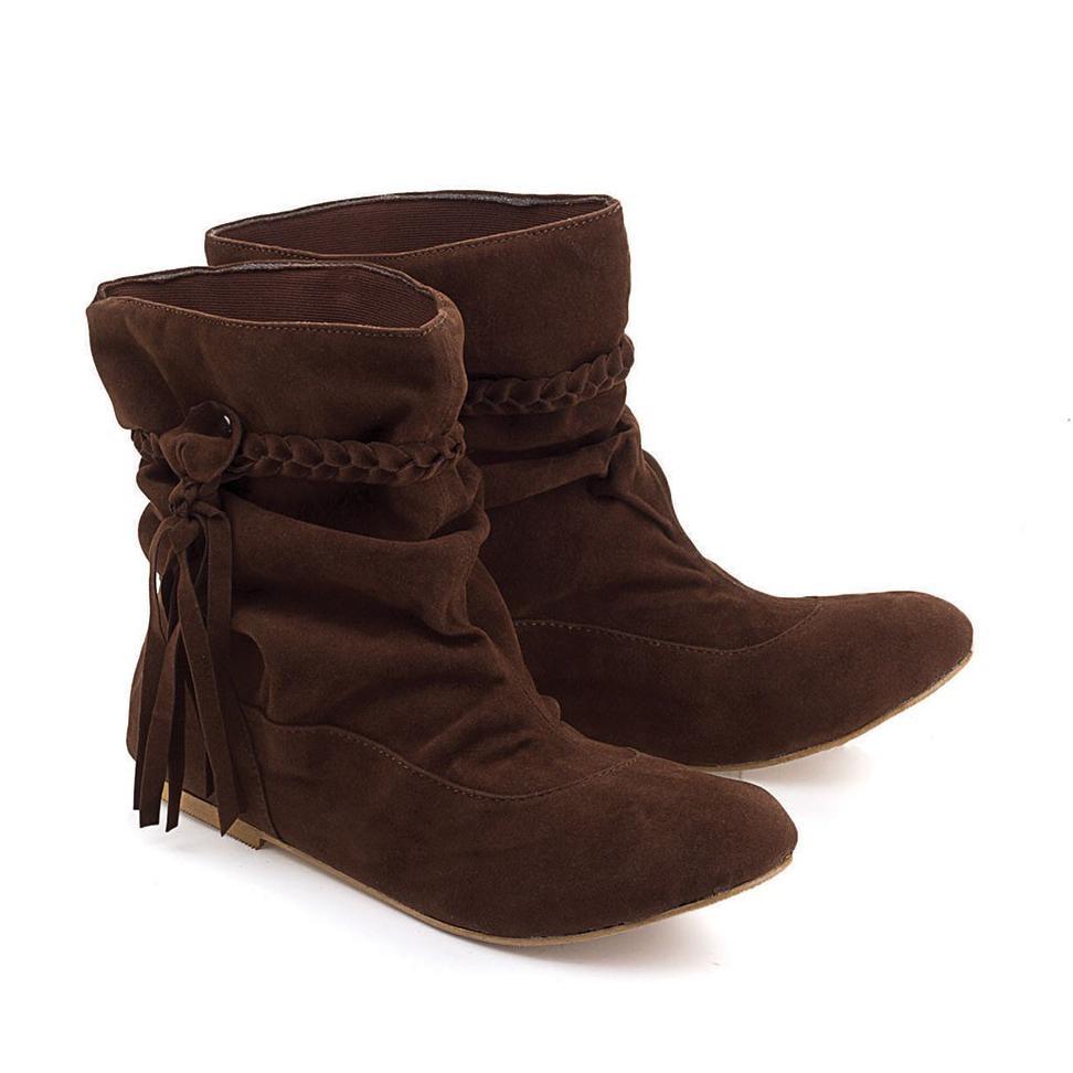 HOT sepatu boots wanita, boots flat cewek, sepatu boots perempuan, boot cewek modis