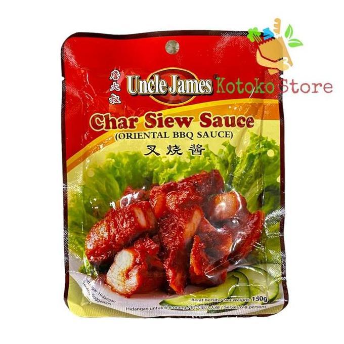 Uncle James Char Siew Sauce (Oriental BBQ Sauce) /Bumbu Char Siew 150g