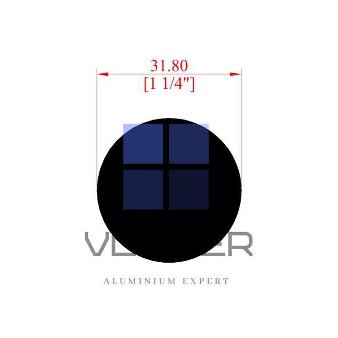 Build- As Aluminium Bulat Od 32 Mm