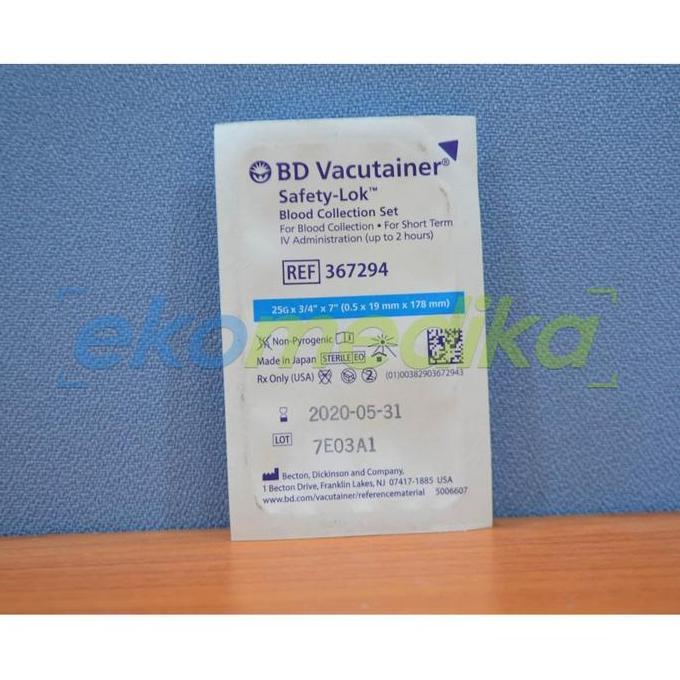 Gedo.Rafasz - Bd Vacutainer Needle Wing 25G Isi 5 Pcs