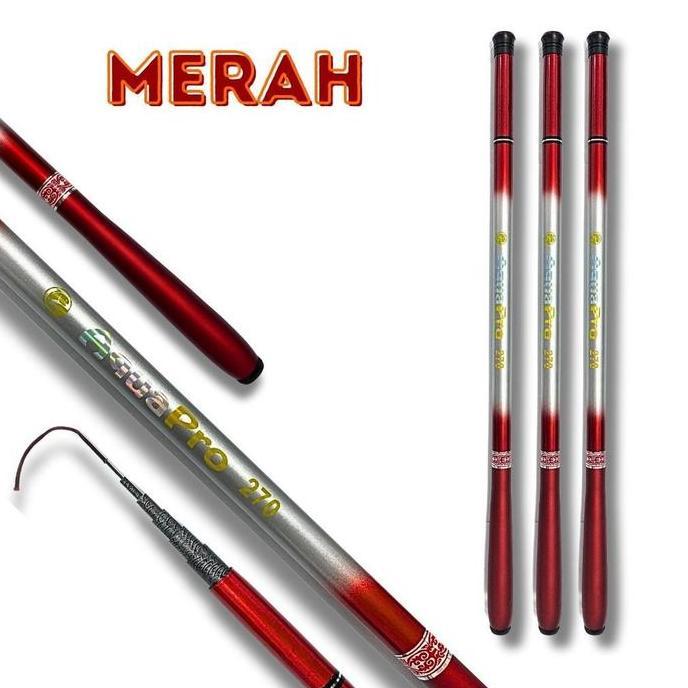 Fishx- Baru Joran Tegek Antena Teleskopik High Quality Produk Uk.180-450 Bahan Carbon Fiber Stream F