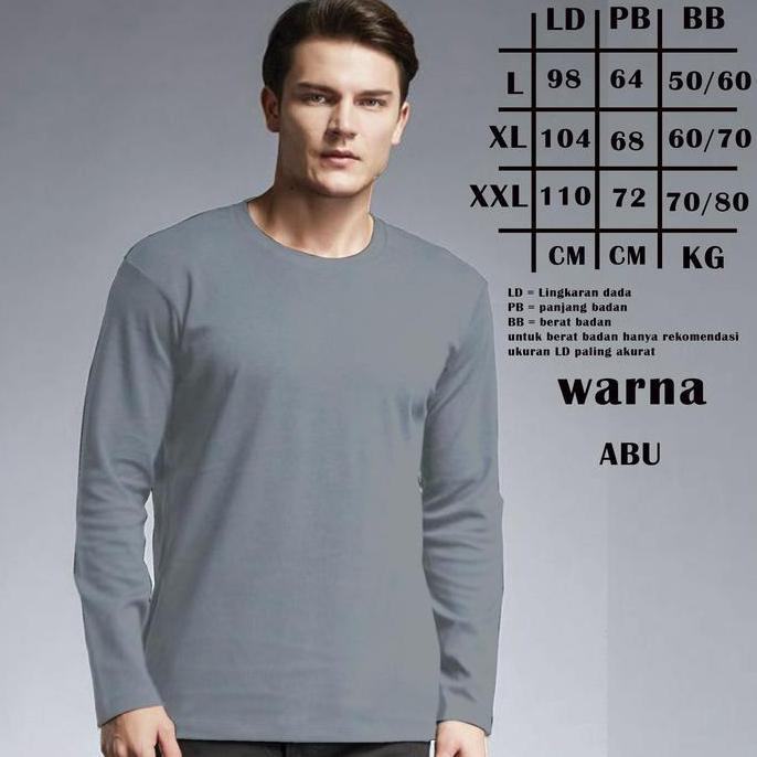 Xxxy- Kaos Oblong Lengan Panjang Pria Dan Wanita Distro Dewasa Bahan Pe 24S Soft Sablon Digital Dtf 