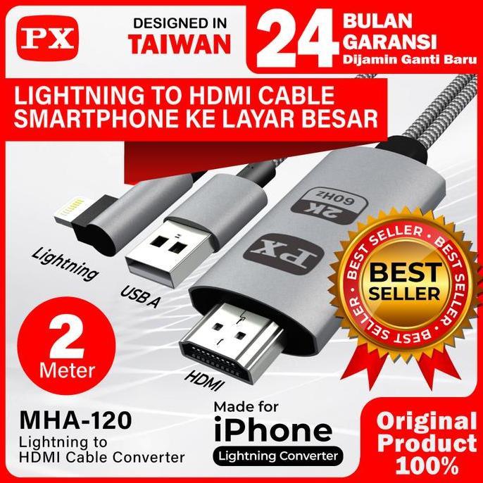 Kabel HDMI Lightning HDMI Dongle MHL Mirroring Cable 4K Anycast Dongle Miracast Mirascreen Ezcast Co