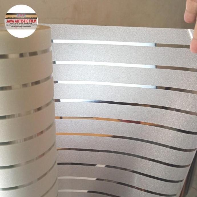 stiker kaca motif garis garis/sticker sandblast garis garis