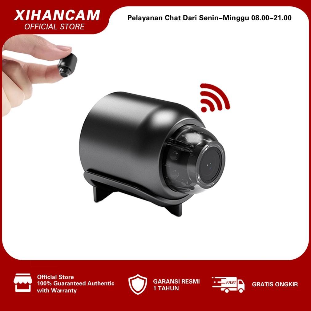 XIHANCAM 3MP CCTV Mini Tersembunyi Spy Cam Wifi CCTV Kecil Spy Kamera Mini Wifi Jarak Jauh Lewat HP