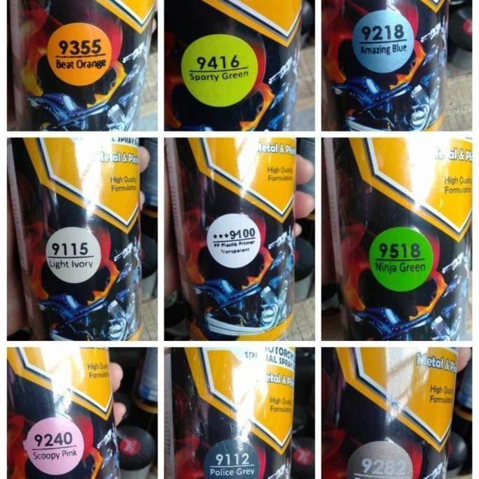 Colorbit- Pilox Pilok Diton Black Metallic 9239 Diton Premium Hitam Kilap 400Cc