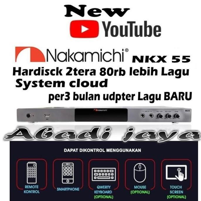 TERBARU - player Nakamichi nkx55 nakamichi nkx 55 Mesin Karaoke HDD 2 TB nkx 55