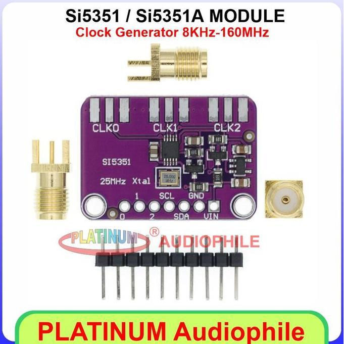 Scur- Si5351 Si5351A Signal Clock Generator 8Khz-160Mhz Modul Si5351 Si5351A