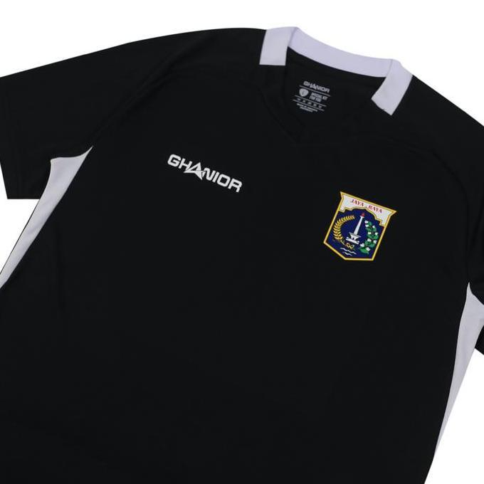 Pootbol- Stelan Jersey Futsal Bola Olahraga - Dki Jakarta Training - Hitam