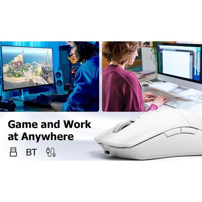 Funfake- Delux M800 Pro Wireless Gaming Mouse With Paw 3370 Sensor