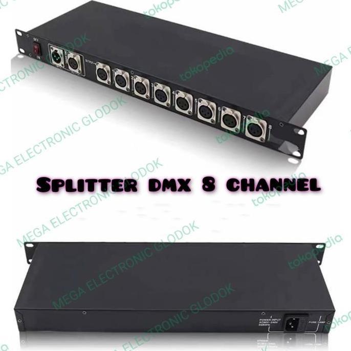 splitter dmx controller 8ch