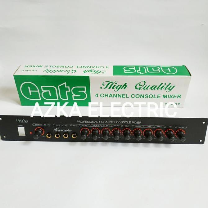 Sandalan - kseller Kit Mixer 4 Channel Plus Digital Echo Dan Tone Control