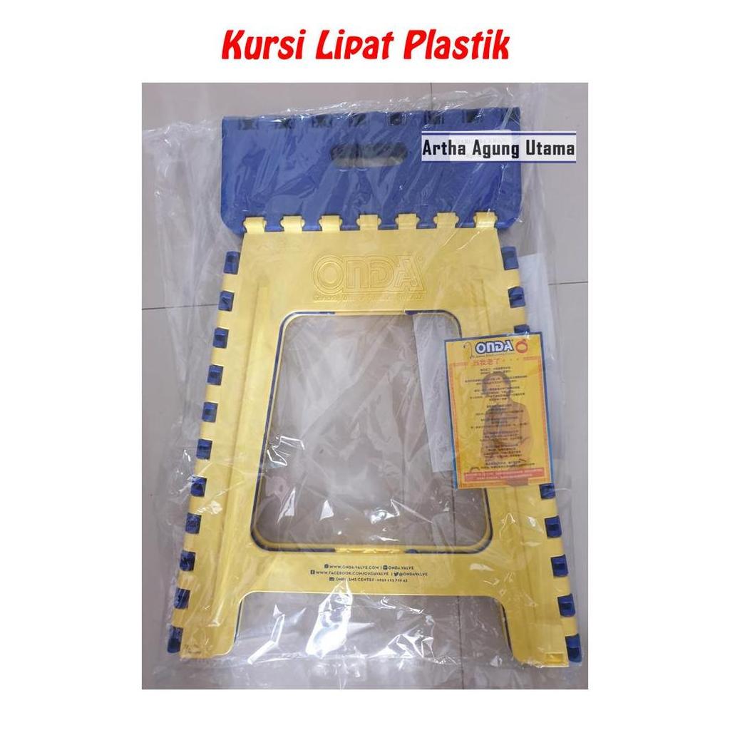 Buruan beli] KURSI LIPAT PLASTIK PORTABLE TEBAL / KURSI BAKSO ONDA